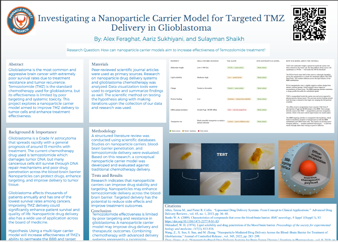 Thumbnail of Investigating a Nanoparticle carrier model for targeted TMZ delivery in glioblastoma