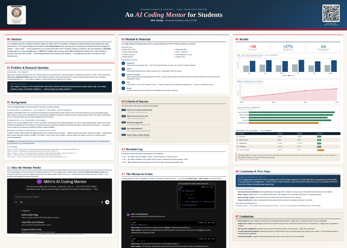 Thumbnail of An AI Coding Mentor for Students