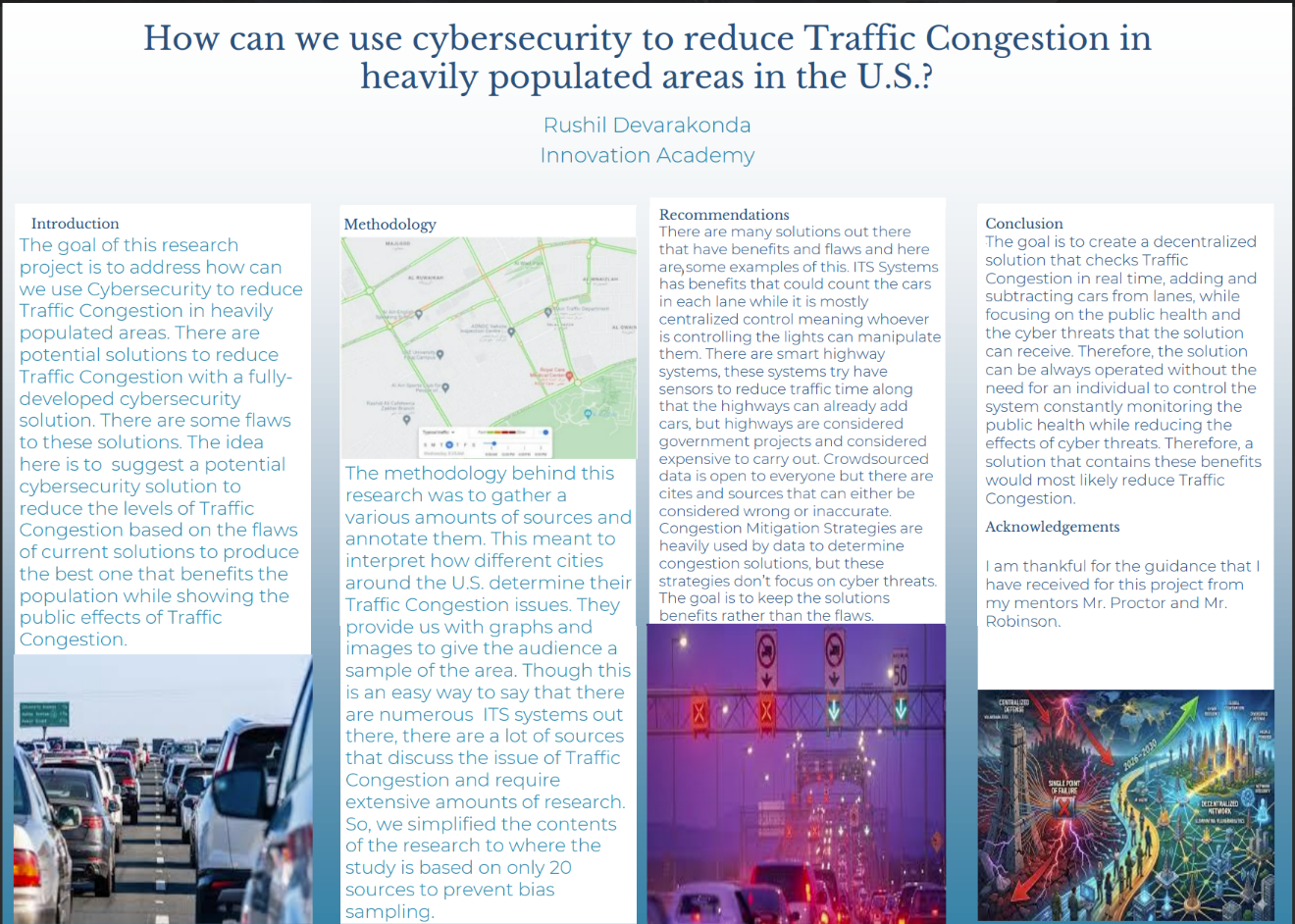 Thumbnail of How can we use Cybersecurity to reduce Traffic Congestion