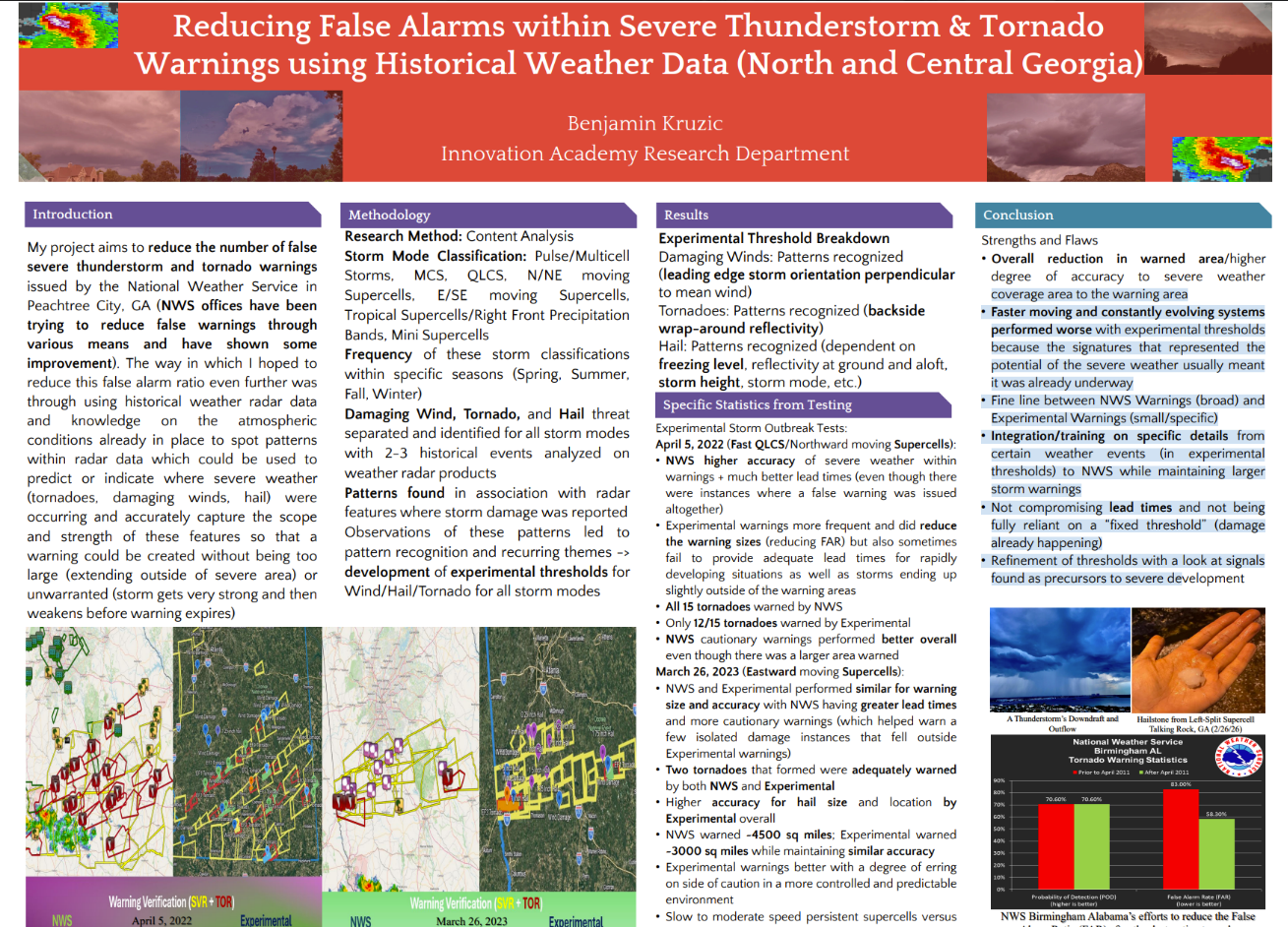 Thumbnail of Improving Accuracy of Severe Weather Warnings in North Georgia Using Historical Data