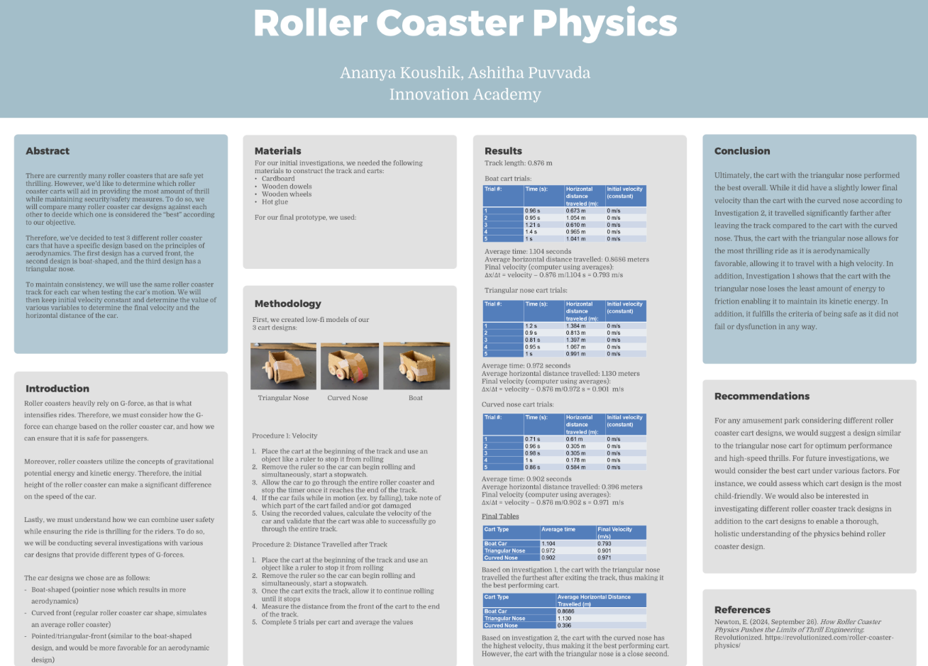 Thumbnail of Roller Coaster Physics