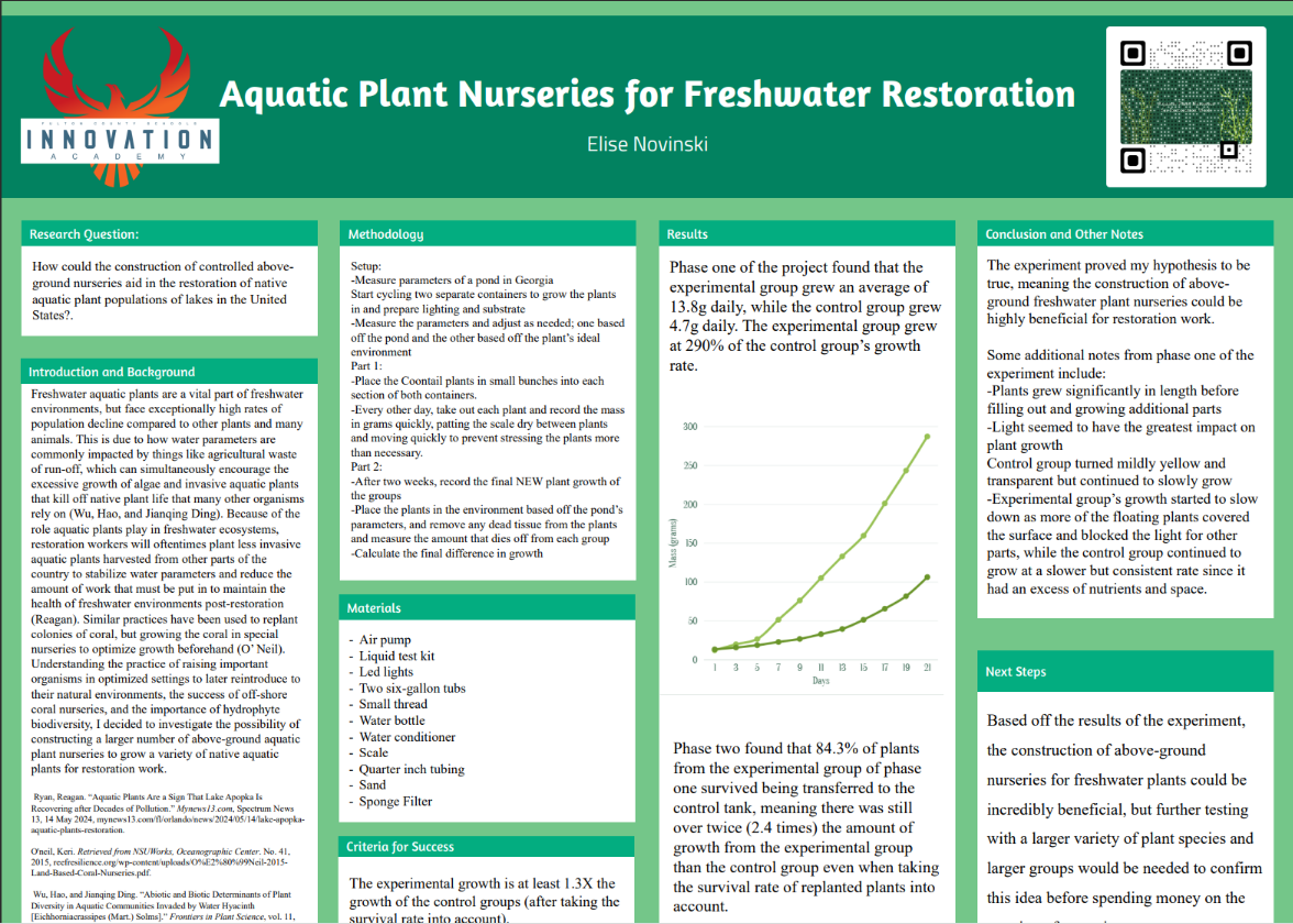 Thumbnail of aquatic plant nurseries for freshwater restoration